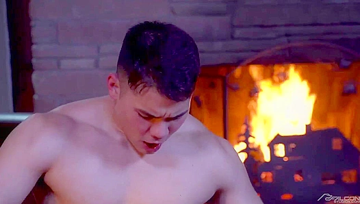 Bareback Heat by the Fireplace: Colton Austins Wild Night – HotGayPorn