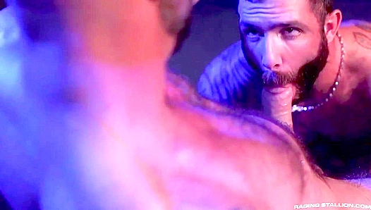 Horny Hairy Daddy Duo Goes Wild in Hot Steam-Fueled Anal Action – Raging Stallion