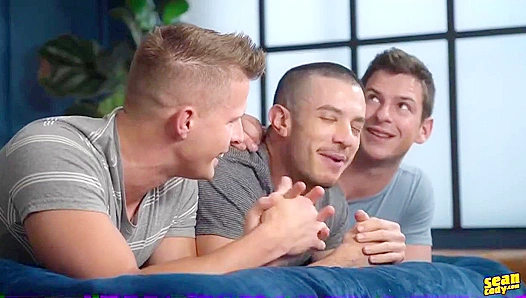 Manny, Nixon Archie Go Wild – Raw Triple Penetration Thrills – GayThreesomeX 18+
