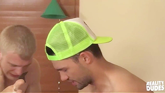First-Time Blowjobs Bareback Fun: Naughty Collegers Go Wild – DickDorm 18+