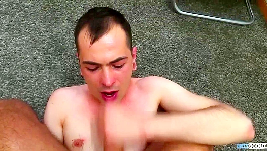 Smooth Bald Twink Gets Faceload After Intense POV Anal Ride – HotGayScene 18+
