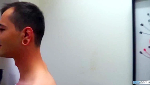 Smooth Bald Twink Gets Faceload After Intense POV Anal Ride – HotGayScene 18+