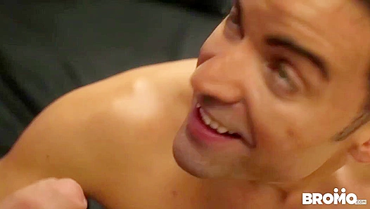 Bo Sinn Claims Alex Nevios Tight Ass in Wild Bareback gangbang–BromoUSA