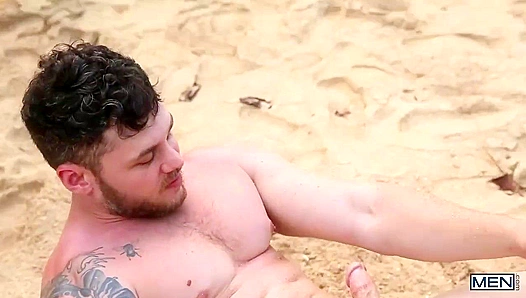 Beau Banks Rides Hard: Hot Beach Ass Workout with Matthew Camp – 18+