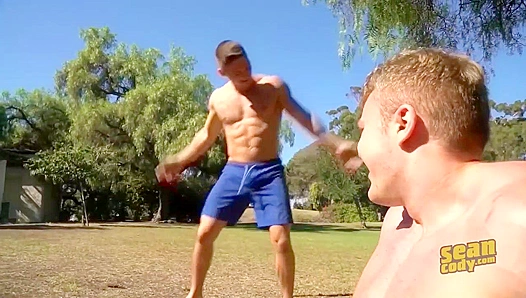 Hardcore Anal Ride: Buff studs dominate with raw passion – SeanCody