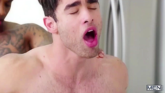 Dominic Rides Lucas Hard in Steamy Kitchen Encounter — Hot Gay Passion