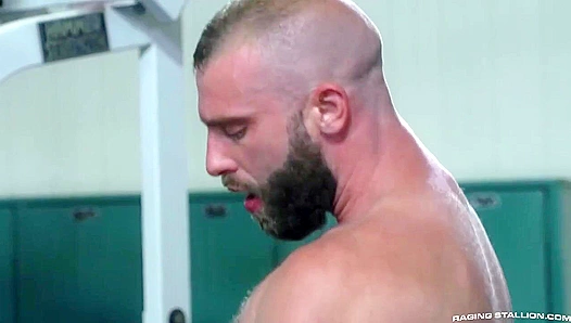 Baseball Bros Heat Up the Lockers: Wild Steam-Fueled Gay Encounter – Raging Stallion