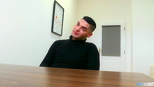 Tattooed Twink Takes It Hard on the Office Desk – Steamy Bareback Fun