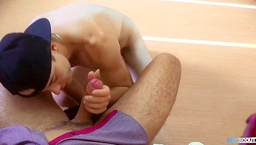 Hard Slam Fuck Post-Greedy Blowjob – Raw Amateur Gay Action, Wild Hot