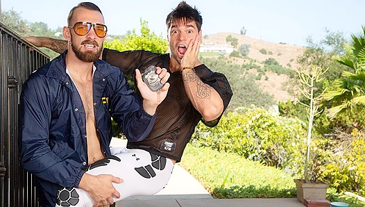 Aspen Dominates Hard — Johnny B Pleads for Rougher Ride Gay Porn