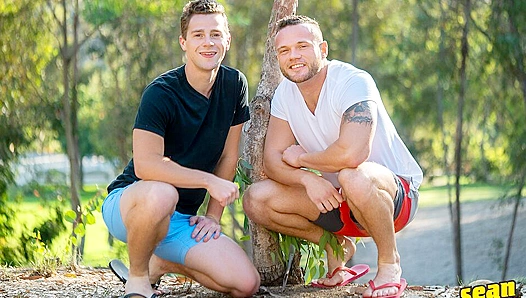 Dominant Muscle Stud Sean Claims Sexy Twink Robbie – SeanCody