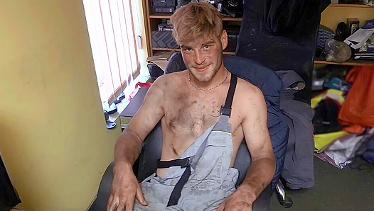 Blonde Mechanic Takes Rough Raw Pounding From Behind — XXX Gay