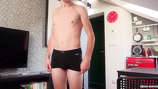 Petite Twink Gags as Massive Load Hits Face During Intense POV Ride – HotGayAction