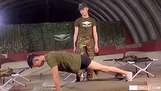Frank Mateo Goes Wild: Hot Military Bootcamp Fuck Fest – MilitaryDick