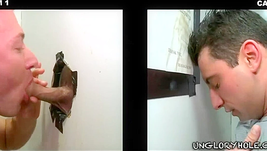 Nick Toretto Brett Daniels Get Filthy at the Glory Hole – Steamy Gay Blowbang 18+