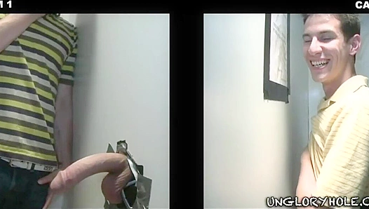 Deep Throat Delight: Ryan Matthews Takes Mike Kings Thick Rod Through Glory Hole –