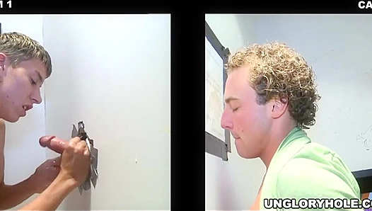 Blowjob Fever: Angelo Justin Goes Wild at the Untamed Glory Hole – 18+