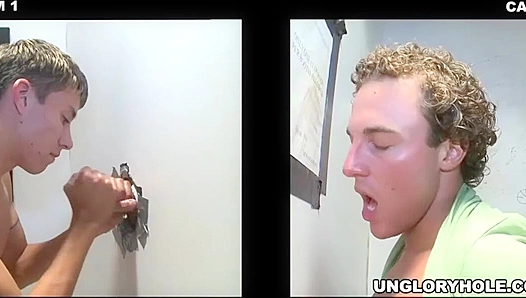 Blowjob Fever: Angelo Justin Goes Wild at the Untamed Glory Hole – 18+