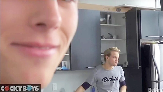 Jett Black Kevin Warhol Go Hard in Hot Backstage Blowjob Action – CockyBoys 18+