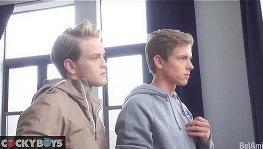 Jett Black Kevin Warhol Go Hard in Hot Backstage Blowjob Action – CockyBoys 18+