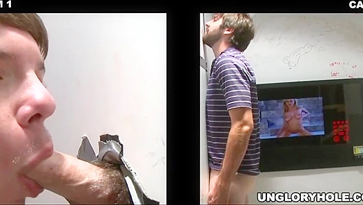 Jordan Pierce Tempts Kyle With Steamy Glory Hole Fun – Full Gay Encounter