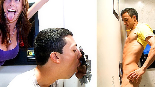 Romero Erics Wild Glory Hole Session – Deep Throat Blowjob Fun – XXX