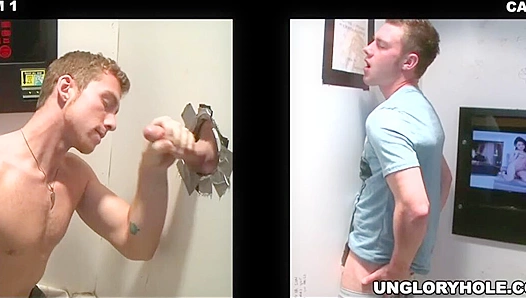 Connor Gives In To Craving At The Glory Hole – A First Gay Encounter – 18+