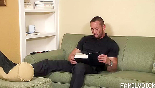 Liam Takes Every inch from Horny Stepdad Myles — Forbidden Anal Fun – 18+