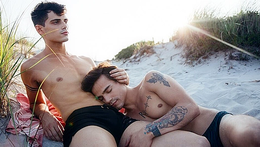 Levi Karter Gets Railed Hard on the Sandy Shore – CockyBoys 18+