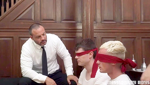 Elder Men Clark Jones Gagging on Huge Dildos – MissionaryBoys 18+