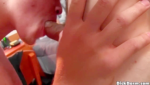 Frat Heat: Derek Andrews Hot Game Night Ends in Blowjob Bliss – DickDorm 18+