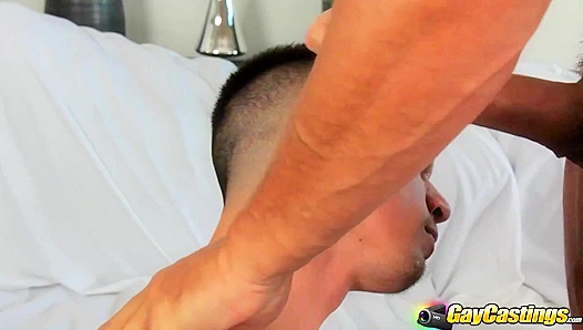 Steamy Audition Turns Hot as Zackary Deep-Throats Massive Load – Big Stud Moans Loud – 18+