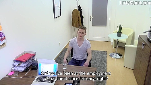 Twink Cums Hard into Glass During Steamy Solo Audition – DirtyScout
