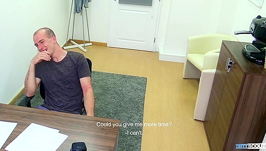Bareback First Time: Skinny Bottom Takes Big Dick from Hairy Stud – GayCasting 18+