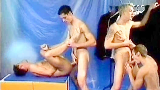 Fabian Colte Pietro White Unleash Horny Chaos — Steamy Set Moment at Boyz Party
