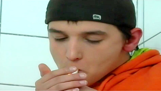 Ari Black Jerks Off His Steel-Rod Hard-on, Unleashes Geyser Load – HotCumshots 18+