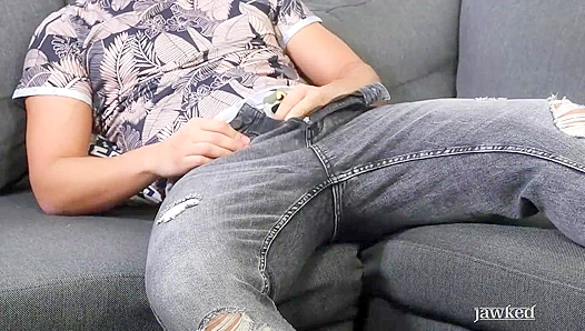 Moans Fill the Room as Axel Brown Jerks Off Hard – Steamy Solo Scene 18+