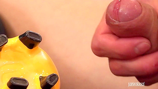 Sweat-Drenched Stud Slurps Hard-Earned Cum After Football Workout – JAWKED