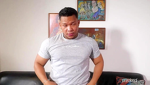 Jackson DaSilvas Thick Thighs + Monster Cock Action – Hot Solo Session