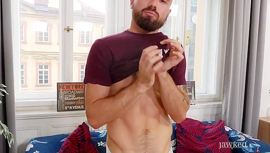 Jerking That Dirty Hard Cock — Daniello Danures Steamy Solo Ride