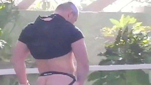 Anthonys Hot Poolside Solo Act Sparks Wild Group Jackoff Session – GayPornWave 18+