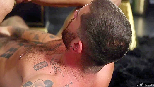 Bent Over Bliss: Chris Damned Takes Lucca Mazzis Massive Load – NakedSword Passion