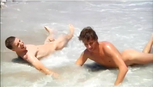 Zac Powers Marco Bill Heat Up the Shore with Steamy Bareback Fun – GayXXX