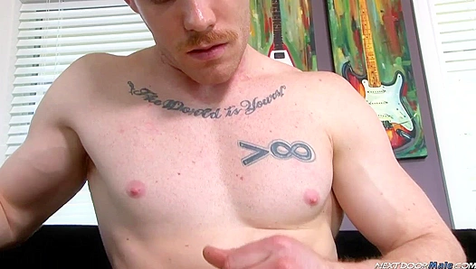 James Loses Control Jacking Off on All Fours – Neighbor Catches the Fever – 18+