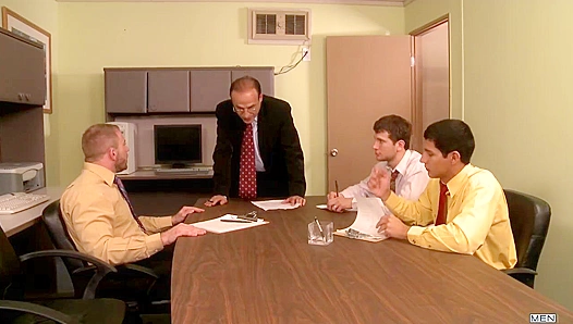 Shay Michaels Gets Pounded by Mitch Vaughn in Hot Office Sex Ride – 18+