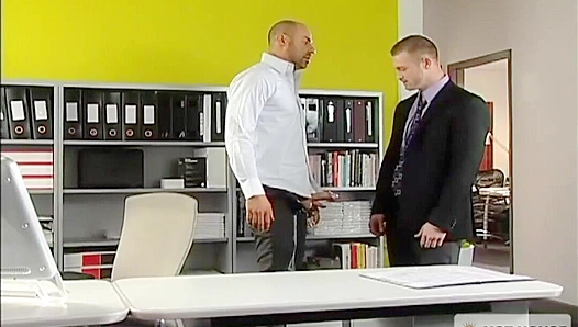 CJ Madison Takes Control: Raw Desk fuck With Paul Wagner – Hot Gay Porn