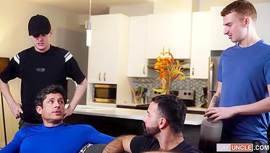 Rocky Edward Gets Dirty in Hot Naked Foursome Fun – TwinkTrade