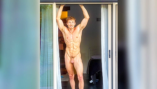 Oiled Up and Horny: Codis Steaming Hot Solo Workout Ends Hard – GayXXX