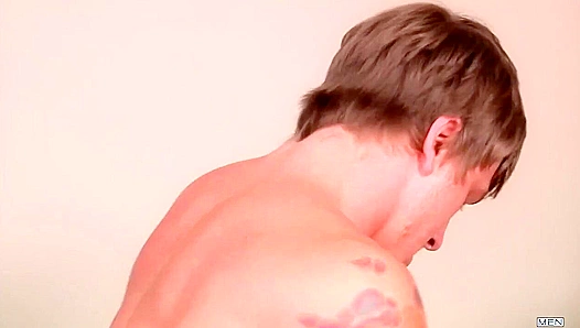 Tom Faulk Cums Hard—Cream Covers Jack Radleys Face Fuck Me Harder Scene