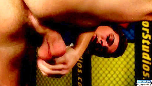 Justin Owen Milking His Huge Hard-on Till Cum Explodes – NextDoorHunk 18+